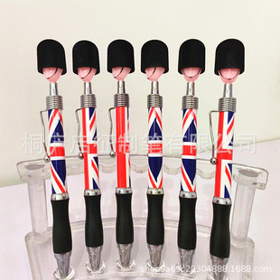 Simulation Soldier Doll Press Ballpoint Pen Rod Thermal Transfer Flag Flower Film Press Ballpoint Pen Advertising Gift Pen
