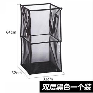 Factory wholesale laundry basket clothes storage basket large mesh dirty clothes basket portable folding dirty clothes basket