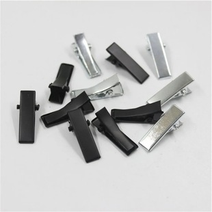 2cm hair clip DIY material bag accessories black and white children's square clip small clip mini hair clip