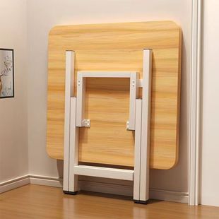 Rental House Dormitory Simple Foldable Small Square Dining Table Household Rectangular Small Apartment Portable Dining Table