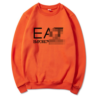 2025 Spring Cross-border Export Special Supply Men's New Casual Loose Sports Crewneck Long Sleeve Top Sweat