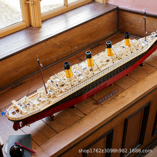 Трансграничная совместимость с Lego Titanic строительный блок большой корабль для взрослых гигантский большой мальчик собрать оптовые игрушки