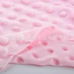 Multicolor in stock Crystal Super Soft Pressure Bubble Beanstalk Velvet Fabric Pressure Bubble Velvet Fabric Baby Beanstalk Blanket Clothing Play