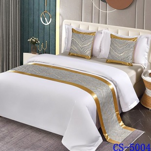 New Chinoiserie Simple B&B Hotel Home Bed Flag Bedside Towel Bed Bedside Cushion Weiyan
