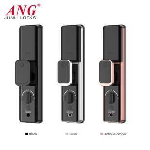 Foreign trade interior door lock room door automatic electric control fingerprint lock combination lock wooden door office cat's eye smart lock