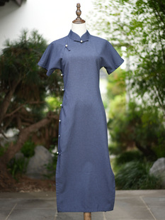 Xiaohe новый льняный полный кардиган Cheongsam без провинциального стиля