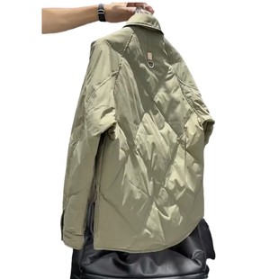 Light Mature Style Lightweight Down Jacket 2023 Winter New All-match Fashionable Casual Down Shirt Jacket for Men