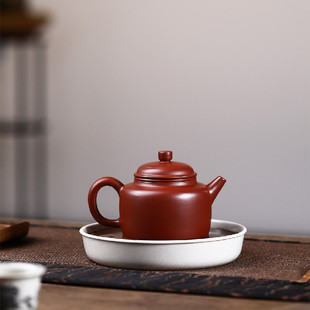 Yixing purple clay teapot raw ore red robe handmade Dezhong teapot tea set gift wholesale delivery