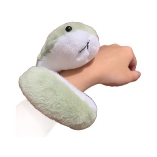 New Snake Doll Plush Winding Pendant Doll Little Green Snake Christmas Gift Toy Year of the Snake Mascot Green