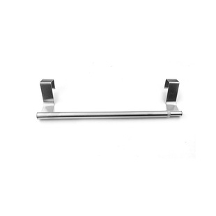Factory Direct Sales Single-tube Telescopic Towel Rack Door Back Cabinet Towel Hanging Rod Punch-free Telescopic Towel Rack