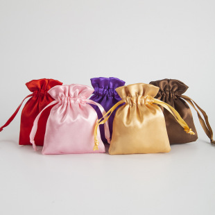 in stock Satin Satin Cloth Drawstring Bag Dustproof Storage Bundle Pocket Jewelry Jewelry Bag Gift Pocket