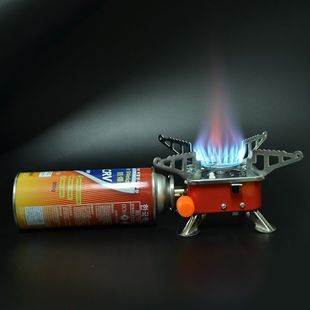 Z outdoor mini portable stove stove camping picnic small square stove long gas tank cassette stove self-driving fishing L
