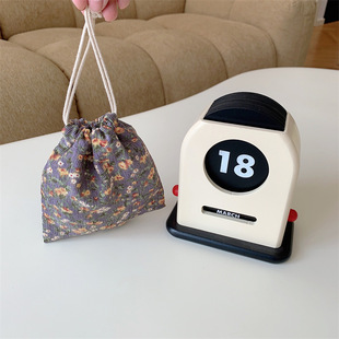 25132 Drawstring Drawstring Pocket Cute Hand Small Cloth Bag Female Student Fit Bag Gift Bag Student Sundries Storage