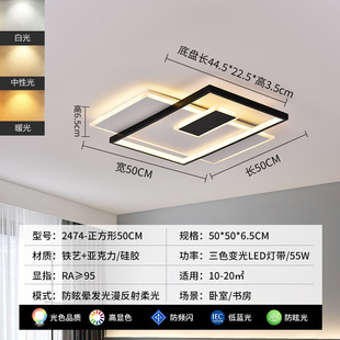 Pure goods atmospheric living room lamp ceiling lamp light luxury lamp extremely simple modern style hall lamp 2474 picture 800*800