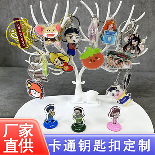 Acrylic keychain customized cartoon peripheral brand 12 Zodiac small gift customized double-sided pendant wholesale