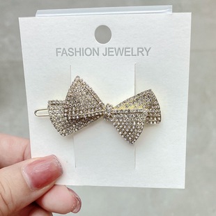 Korean Fashion Bow Duckbill Clip Small Fresh Hairpin Headwear Advanced Sense Hairpin Internet Red Bangs Side Clip