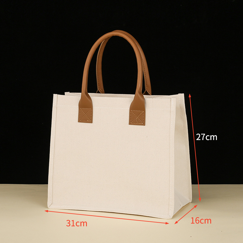 Muji linen bag wholesale jute handbag shopping bag diy hand painted linen bag ism graffiti linen bag