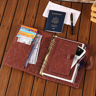 Joyir New Leather Notepad Multifunctional Replaceable Living Core Notebook Business Office Pattern Notepad