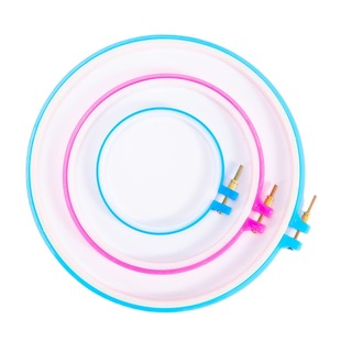 Вышивка крестиком Цветная Пластиковая вышивка круглая рамка для вышивания кольцо поддержка Регулируемая вышивка лоскутное ручные инструменты мульти-Спецификация