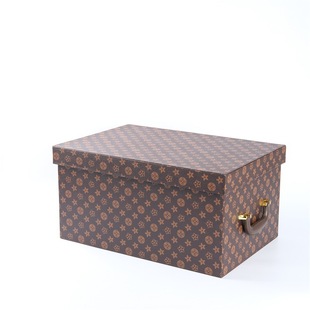Car Storage Box Cloakroom Household Storage Box Bedroom Wardrobe Storage Box Leather Finishing Car SUV Tail Box