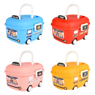 Car styling toy storage box cartoon storage box children's toy storage box snack storage bucket