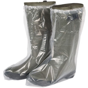 Factory Direct disposable plastic LDPE thickened lengthened waterproof belt rubber band shoe cover strong and durable