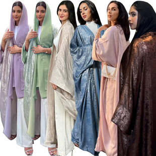 Арабский Дубай modest Мусульманская мода позолоченная одежда abaya
