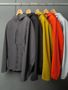 Birdman Men's Soft Shell Jacket Spring and Autumn fleece-lined Jacket Coat Outdoor Windproof Waterproof Jacket