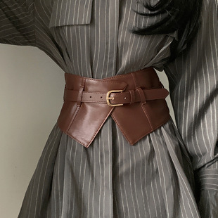 Wide Waist Belt Women's 2025 New Belt High-end Decorative Dress with Suit Jacket Sweater Coat