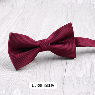 Korean Style Bow Tie Party Banquet Men's Wedding Wedding Groom Best Man Fashion Bow Plain Thread Bow Tie Men