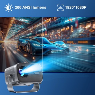 Cross-border Explosions V8 Smart Projector HD 4k Low Noise 720p Outdoor Camping Portable Mini Projector