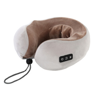 Massage Pillow Massager Heating Massager Waist and Neck Dual-purpose Neck Protection Memory Foam Cervical Massager Household U-shaped