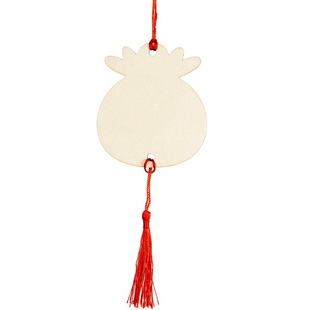 Wish Wooden Tag Wish Tag Wish Tag Decoration Temple Scenic Area Ping An Card Prayer Small Wooden Card Fortune Card Set