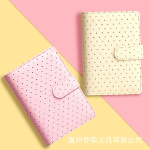 Cash deposit book a6 loose-leaf notebook can hold cash storage bag large capacity storage book banknote deposit bag