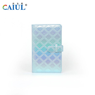 Pariot 3-inch Embroidery Square Pearlescent Series Album 108 Large Capacity Star Card Storage Folder Card Album