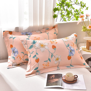 New Plaid Pillowcase Home Pillowcase Student Dormitory Single Striped Pillowcase Wholesale
