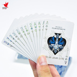 Advertising Playing Cards Customized Creative Funny Portable Paper Poker Pocket Poker Entertainment Flower-Cut Playing Cards Customized