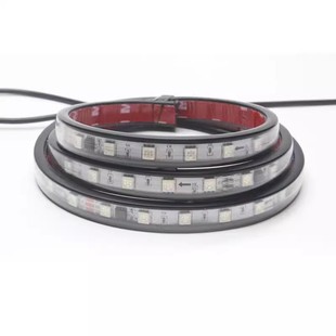 Truck 24V12v truck net colorful running water lamp sun visor to block ranger flash lamp decorative light strip