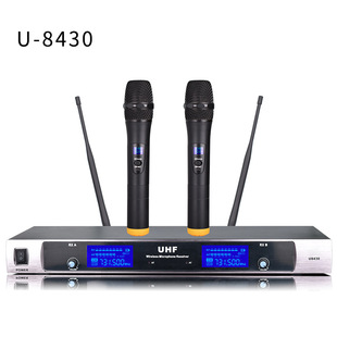 Wireless Dynamic Handheld Microphone One-to-Two Home Computer Karaoke Conference Stage Performance Professional Microphone