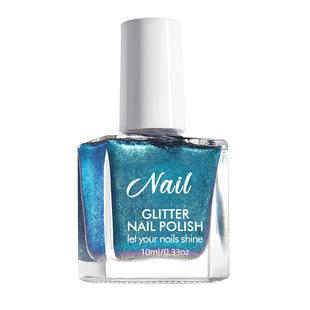 Metal Magic Mirror Chameleon Water-based Nail Polish No Baking Quick-drying Polarized Light-changing Cross-border Special for Nail Jewelry suit