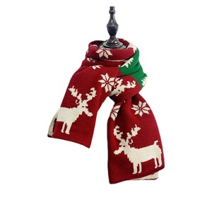 Korean style autumn and winter girl cute scarf Christmas gift warm all-match Japanese knitted shawl student scarf