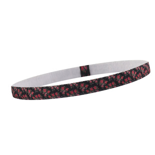 Amazon Printed Floral Hair Band Women's Sports Headband Yoga Sweat-absorbent Silicone Non-slip Stretch Headband Fashion