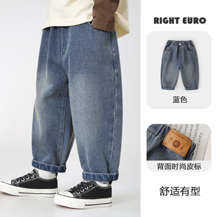 Boys Jeans Autumn Spring and Autumn New Children's Wear Children's Baby 1 Year Old 3 Children's Long Pants Autumn Tide U15116