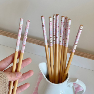 [Yuan hibiscus bamboo] hand-made 2023 new chopsticks tableware daily copyright products peer self-respect