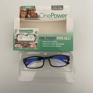Cross-border in stock and fast delivery one power readers reading glasses resin HD smart focus glasses