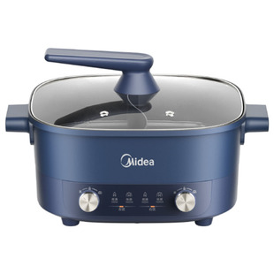 Midea электрический горячий горшок шабу-шабу 6L большой емкости Зональный контроль температуры интегрированного горшка MC-HGC303012