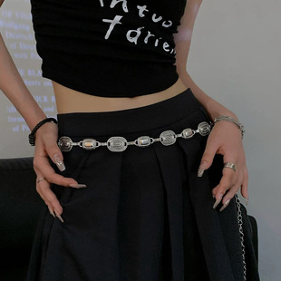 Bohemian Metal Butterfly Ethnic Style Retro Waist Chain Women's Accessories Dress 2025 New Style Thin Belt