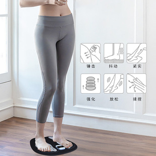 EMS Pulse Massage Foot Pad Cross-border Foot Massager Micro-current Intelligent Acupoint Massage Home Foot Therapy Machine