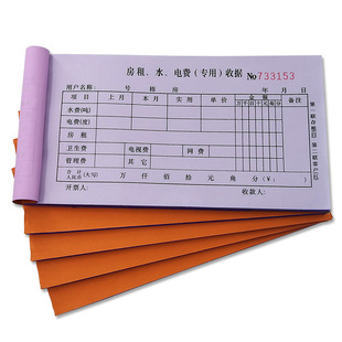 Rent, Utilities, Two Rent Receipts, Rent, Utilities, Rental Receipts, Rental Receipts, Handwritten Receipts, Two Rents
