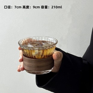 Ins Style Household Hanging Ear Coffee Cup Iced American Latte Cup Advanced Sense Anti-scalding Tea Cup Milk Cup Drinking Water Cup